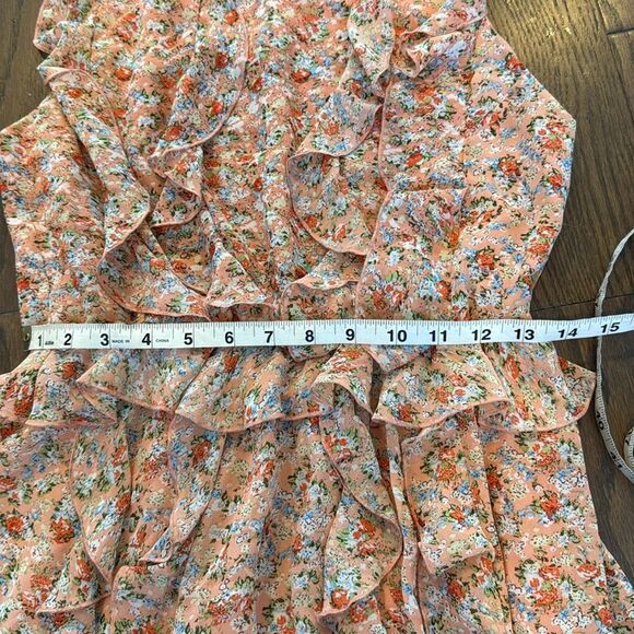 Ruffled floral Anthropologie dress - Picture 7 of 8